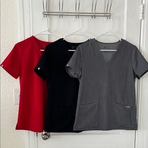 Figs Gray Technical Collection Scrub sets